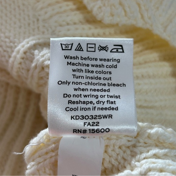 Draper James RSVP Women's Sweater Cream Size Small - Picture 4 of 9